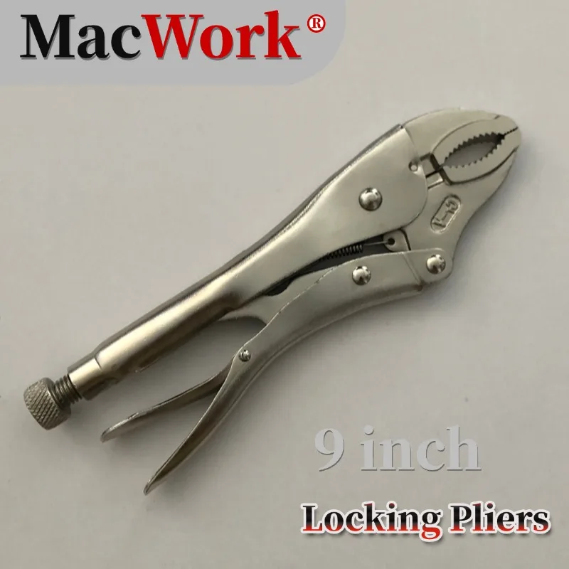 9 インチロッキングプライヤー調整可能で頑丈なプライヤーマルチツールタフビルドヘビーデューティタイガープライヤー自動車修理ハンドツール