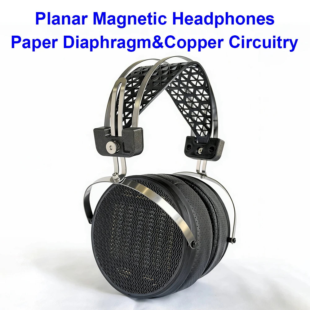 Planar Magnetic Over-Ear Headphones for Audiophiles