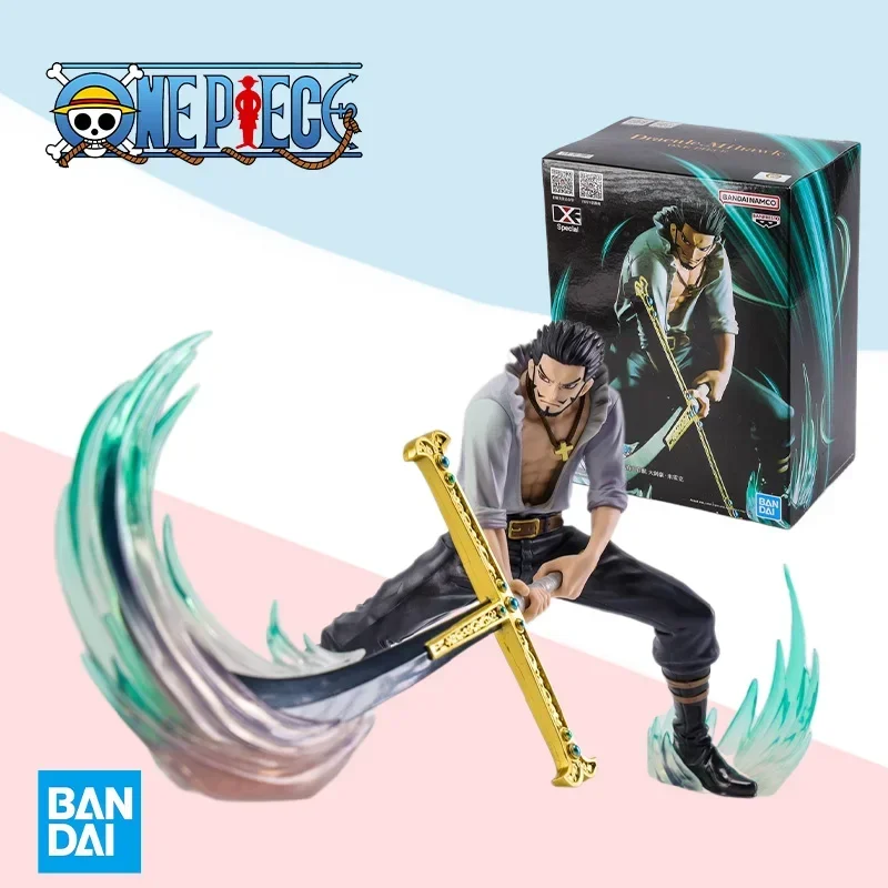 

BANPRESTO Original box one piece DXF SPECIAL Dracule Mihawk anime pvc figure model kit finished toy gift for kids