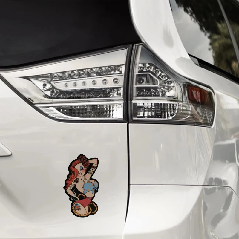 Tattoo Sexy Hottie Girl Princess Punk Style Skateboard Decal Vinyl Car Sticker Motor Auto Decor Graphics PVC Wholesale