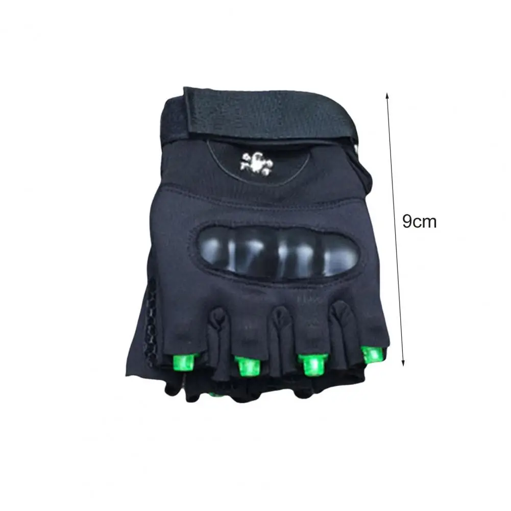 1 Pair LED Glove For Men Women Outdoor Camping Night Fishing Bait Cycling Running Flashlight Durable Gloves Repairing Work Gift