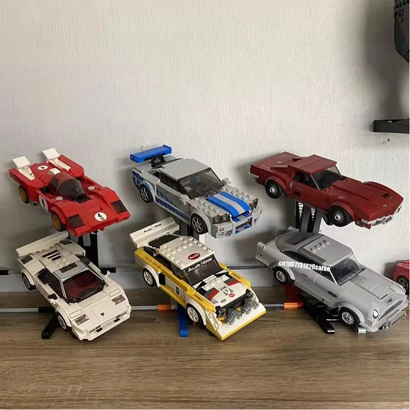 102PCS MOC Speed championg super racing Display Stand model DIY creative ideas Child Toy birthday gift technology Blocks bricks