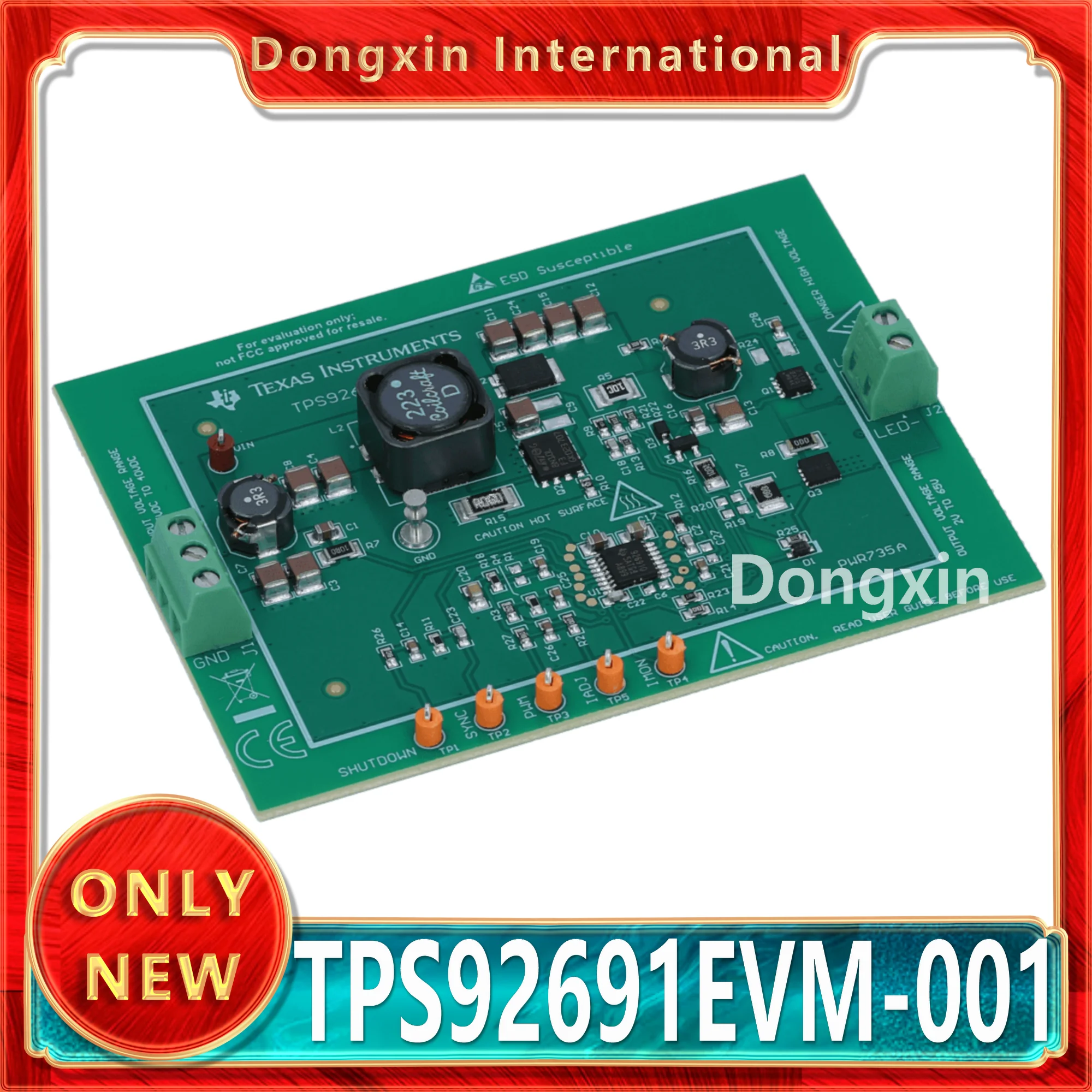 

TI original genuine product TPS92691EVM-001 TPS92691 SEPIC LED Driver Evaluation Board