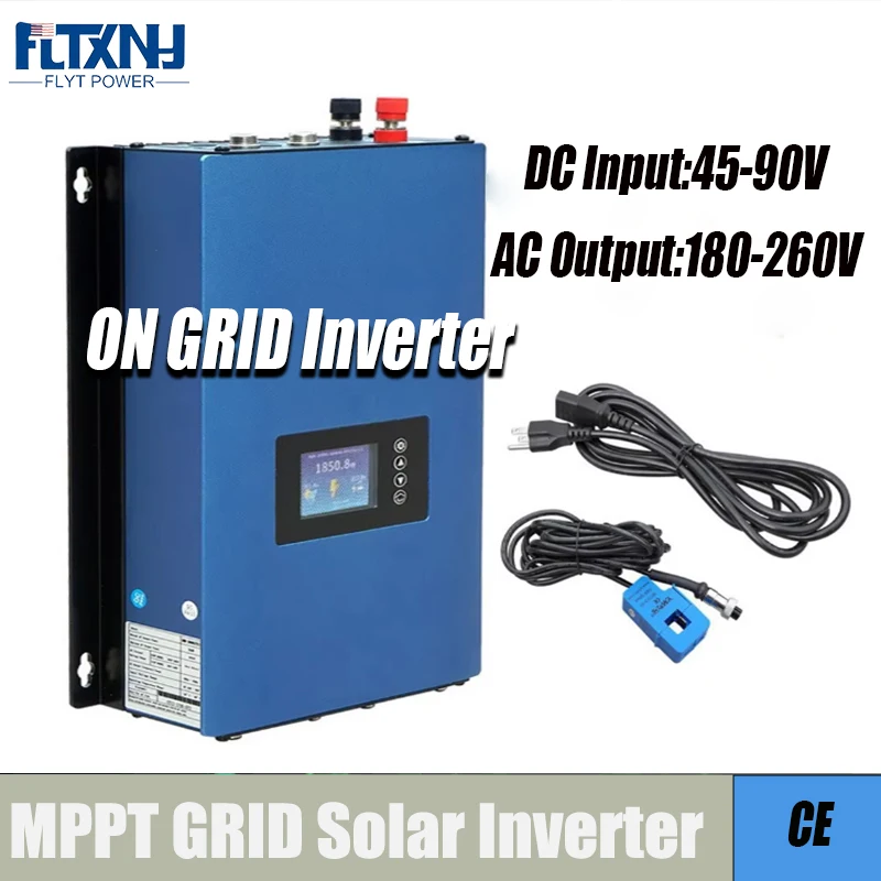 1000W Wind Grid Tie Inverter with Limiter /Dump Load Controller/Resistor for 3 Phase 45v-90v Wind Turbine Generator use for Grid