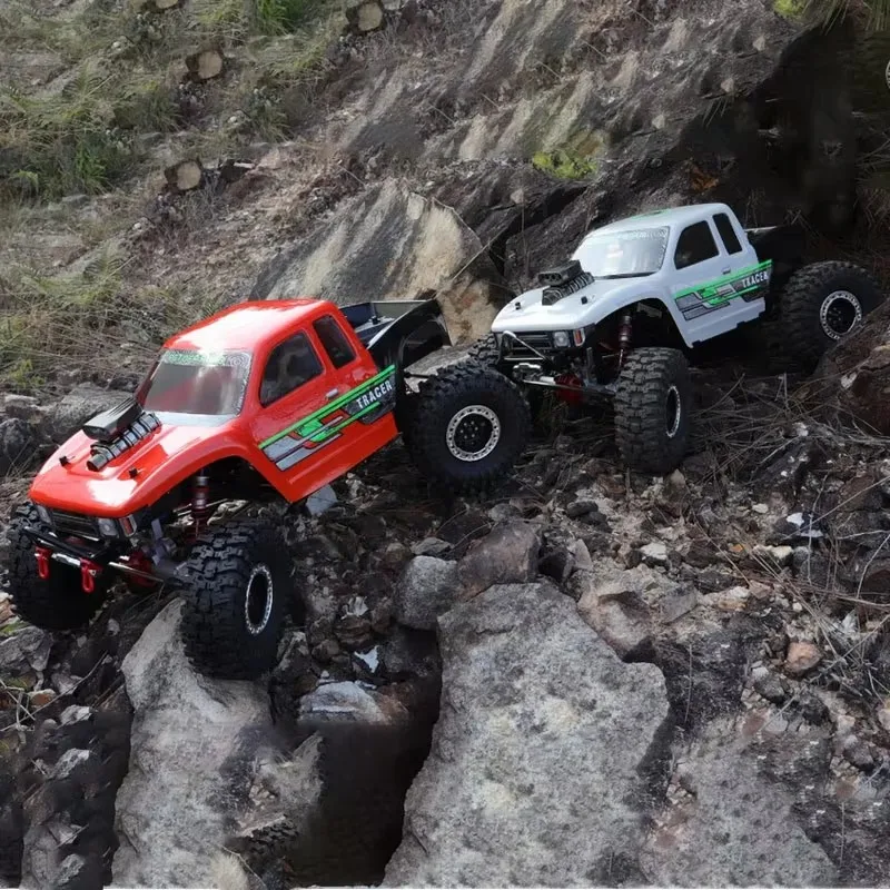 Novo rgt ex86180pro 1/10 rc simulação elétrica de controle remoto fora de estrada modelo carro rastreador rtr eixo de metal adultos crianças brinquedos