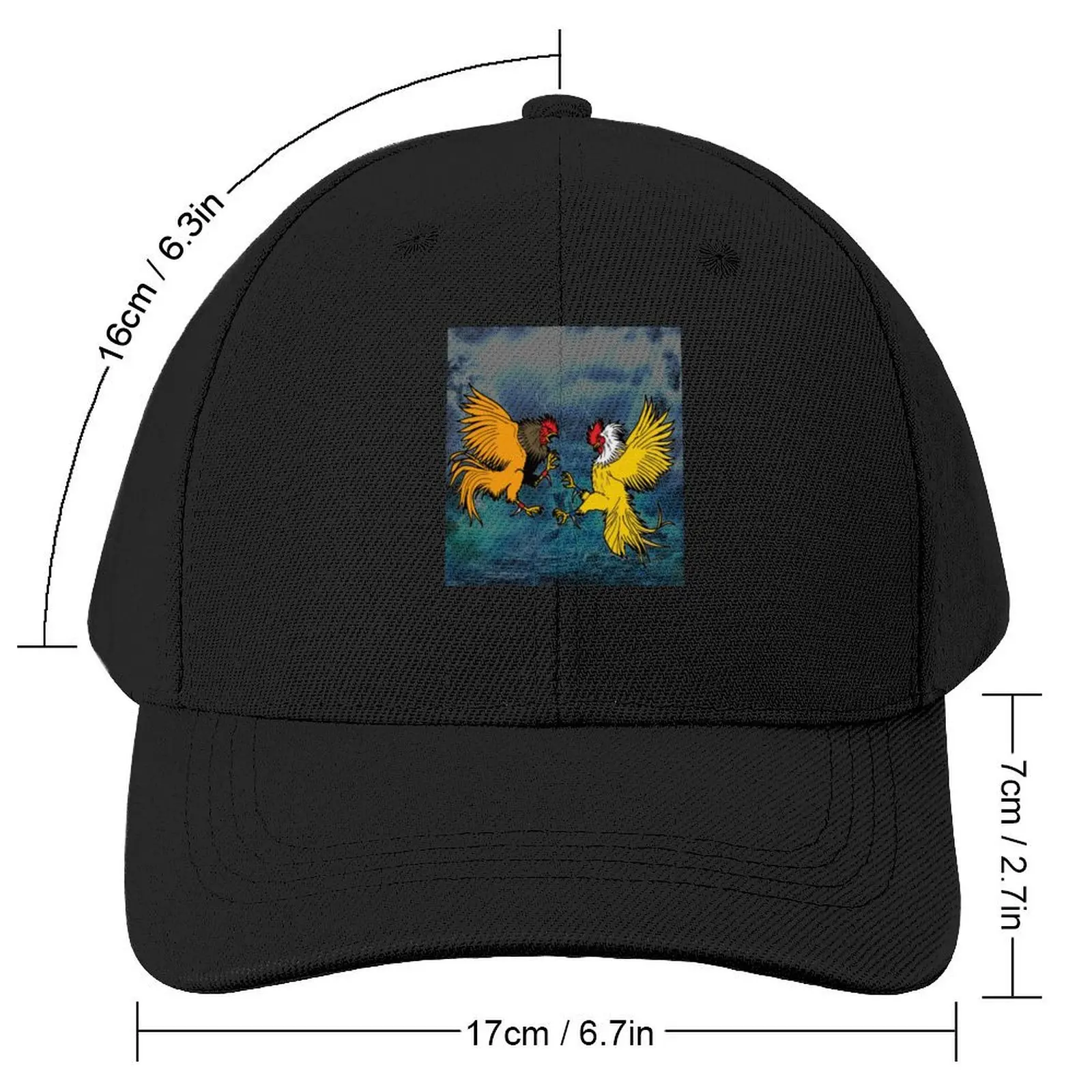 gamefowl cockfighting chicken Baseball Cap Rugby Luxury Cap Men Women's