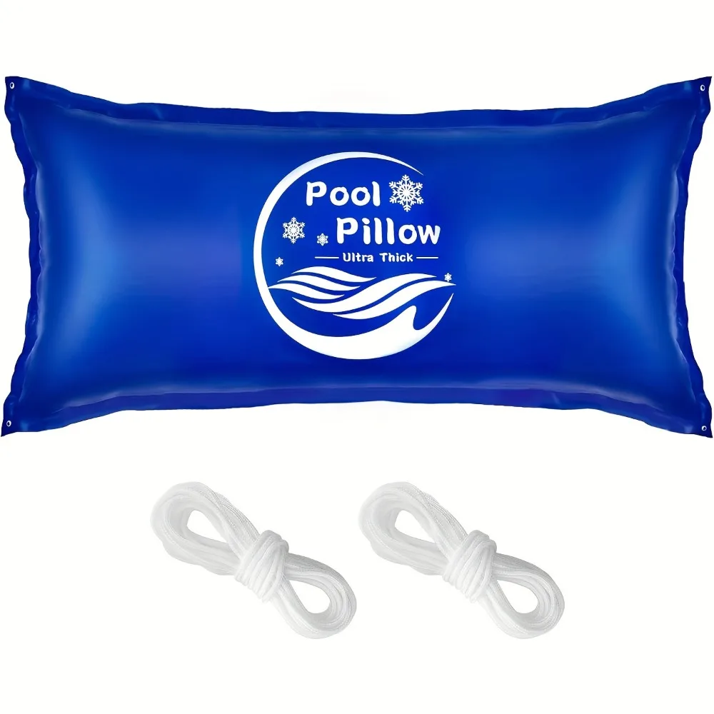 Winter Pool Pillow for Above Ground Pools - 0.4mm Ultra Thick, Cold Resistant PVC, Anti-Freeze Pool Cover Pillow Pool Pillows