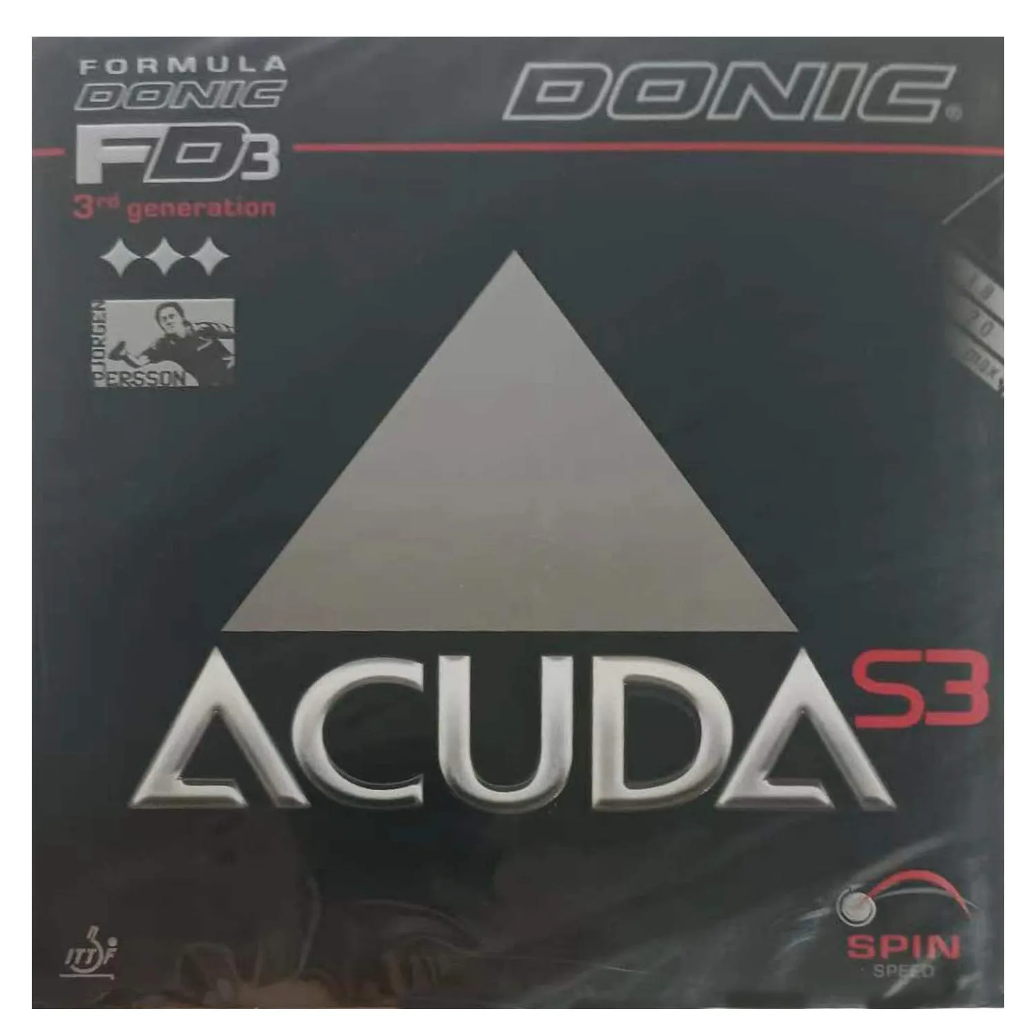 DONIC ACUDA S3 Table Tennis Rubber Made in Germany Spin All-around pimples in with sponge ping pong tenis de mesa