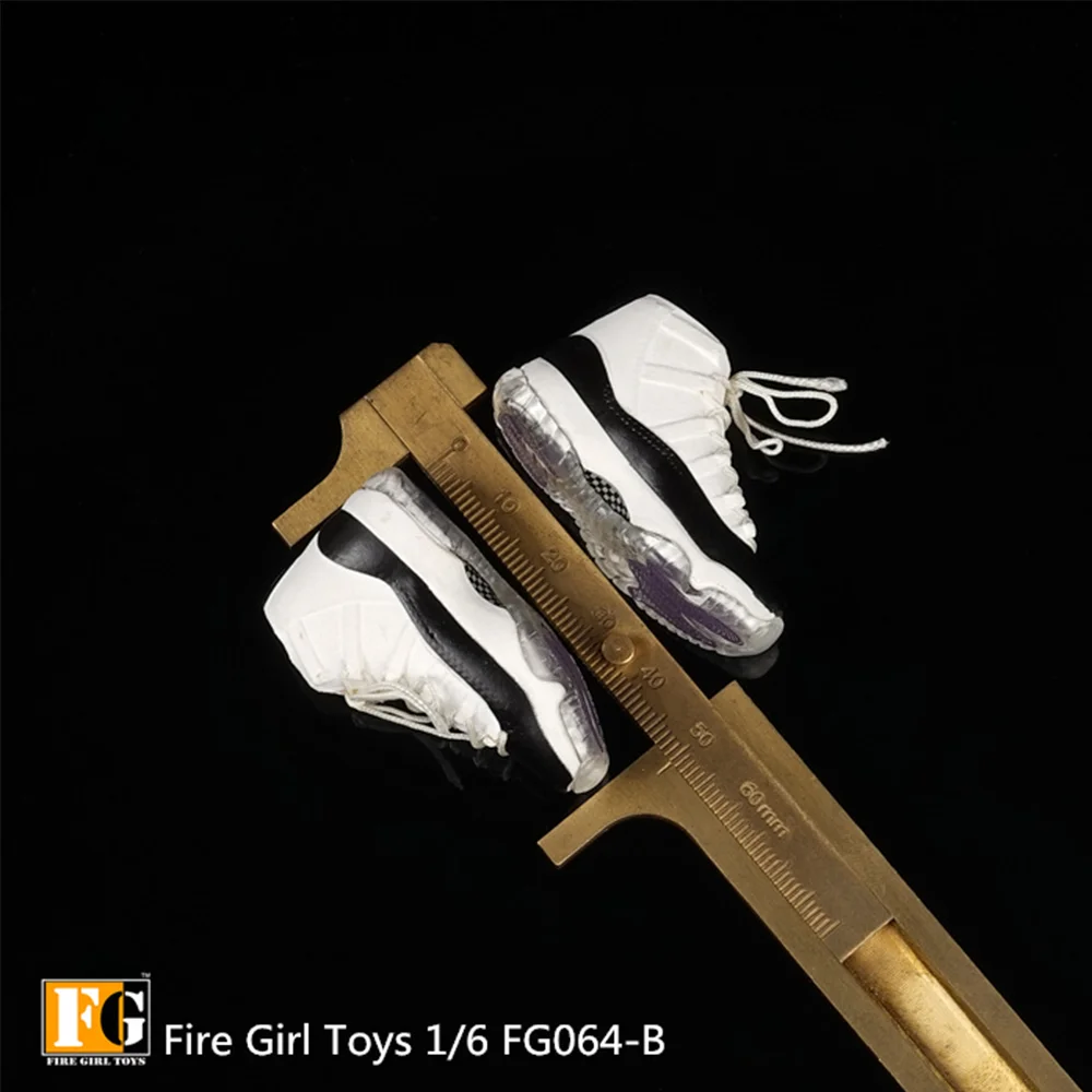 In Stock FG064 1/6 Scale Male Figure Accessory Hollow Lace-up Basketball Sneakers Sport Shoes For 12 Inch Action Figure Body