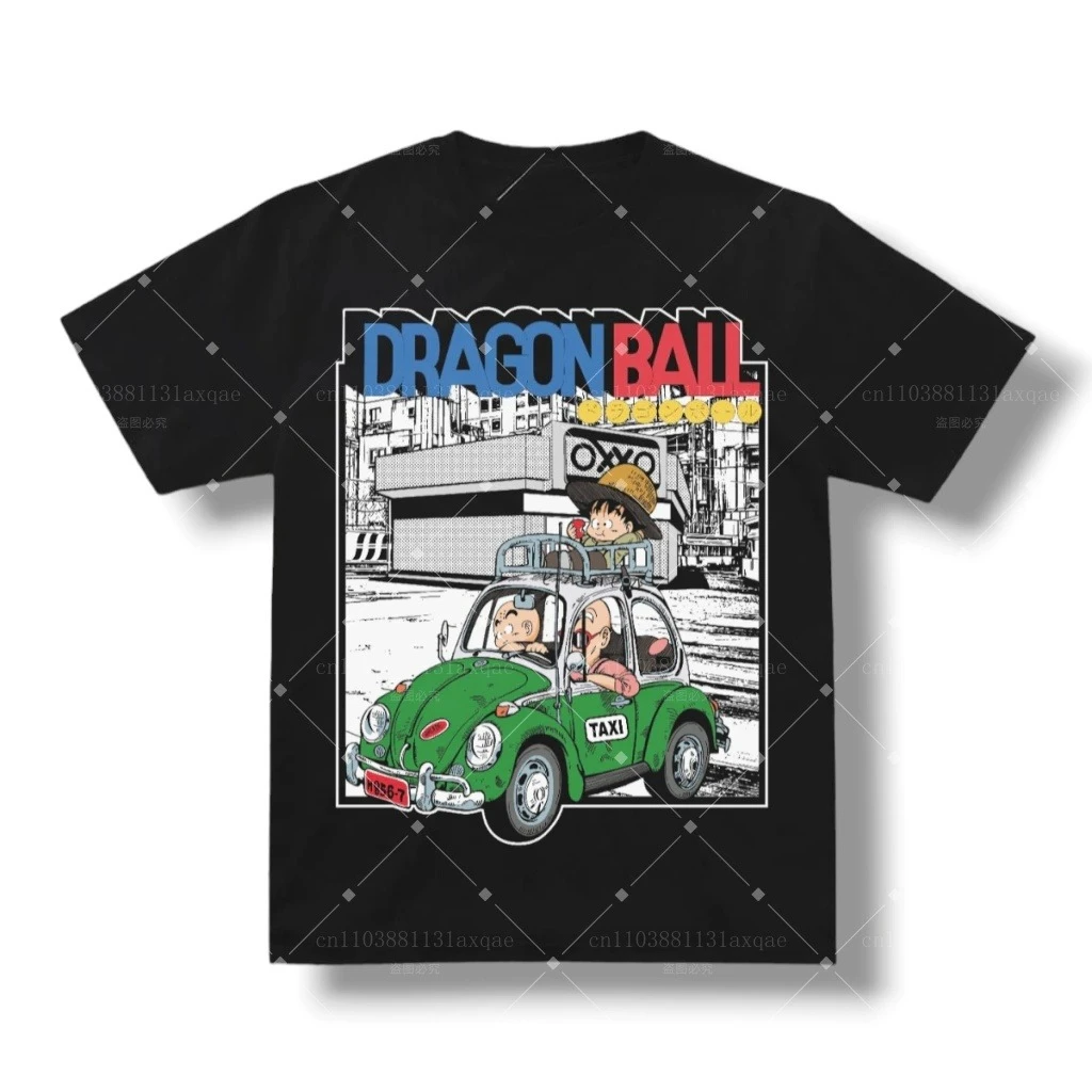 

Новинка 2025, футболка из чистого хлопка Dragon Ball Wukong, одежда для взрослых и детей, удобная повседневная уличная футболка с короткими рукавами Y2K