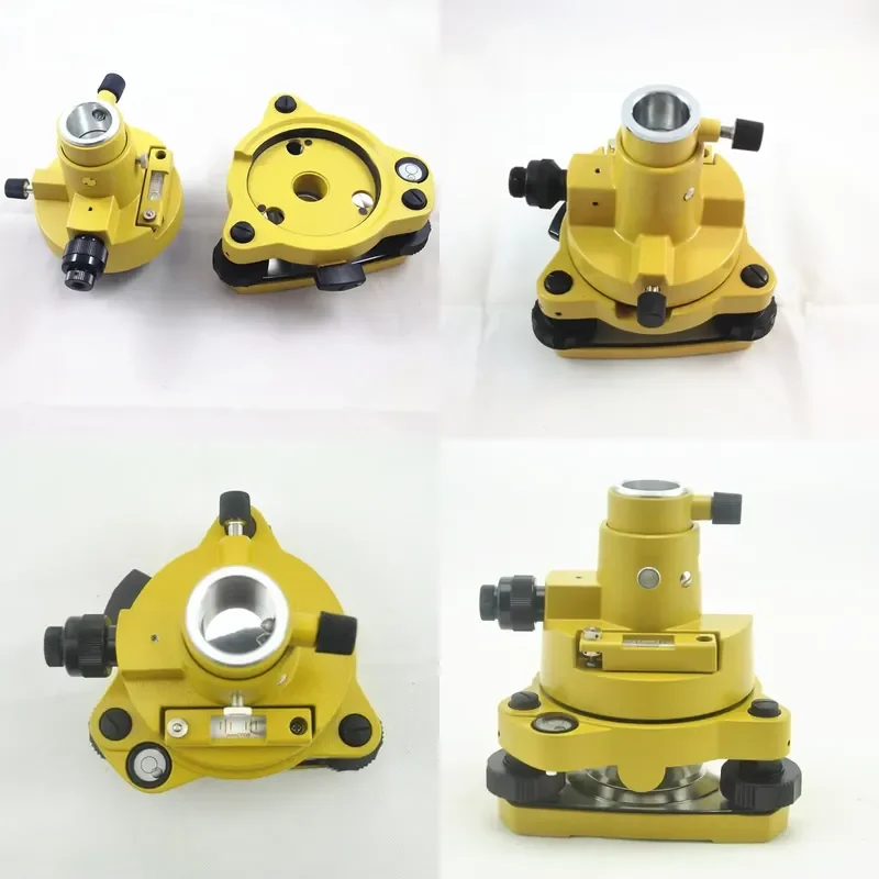Tribrach and adapter with optical feathered prism