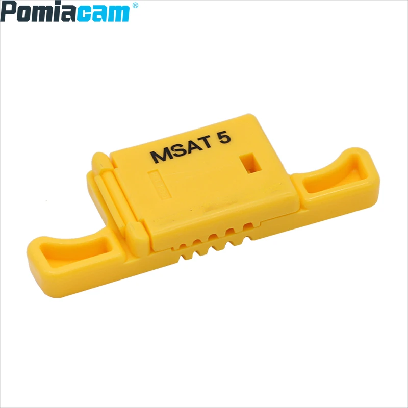 Miller MSAT 5 Yellow Fiber Cable Ribbon Stripper Loose Tube Buffer Mid-Span Access Tool 1.9mm to 3.0mm Replaceable Blade