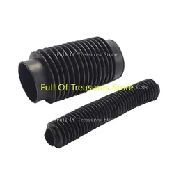 30mm 40mm 50mm 70mm 80mm 100mm Inner Diameter Machinery Black Rubber Flexibility Corrugated Sleeve Bellows 1PC High Quality
