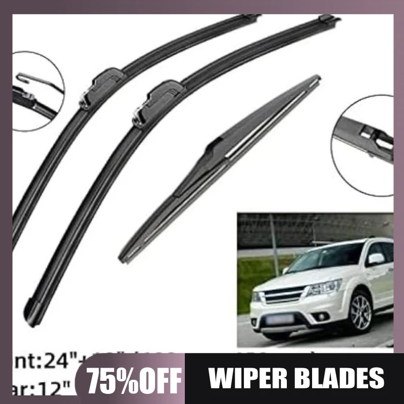 

Suitable for Fiat Fiat 24-inch + 18-inch + 12-inch front and rear wipers wiper blades