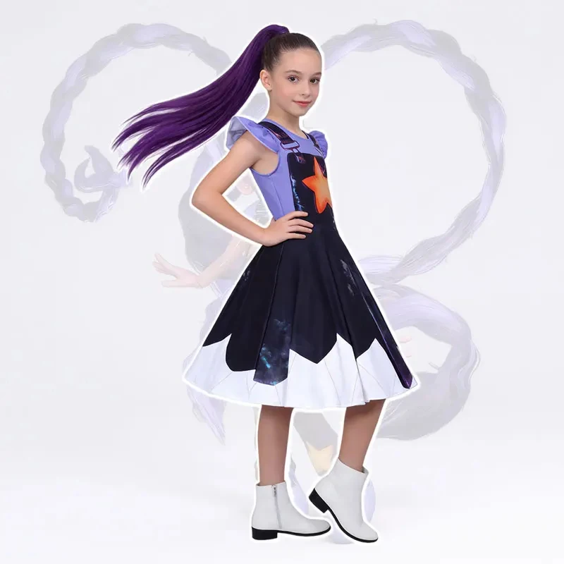 

354552.2026 Horror Game Play Time Cosplay Costume Girls Dress Up Bobi 5 Puppet Lily Children's Clothes Halloween Carnival C