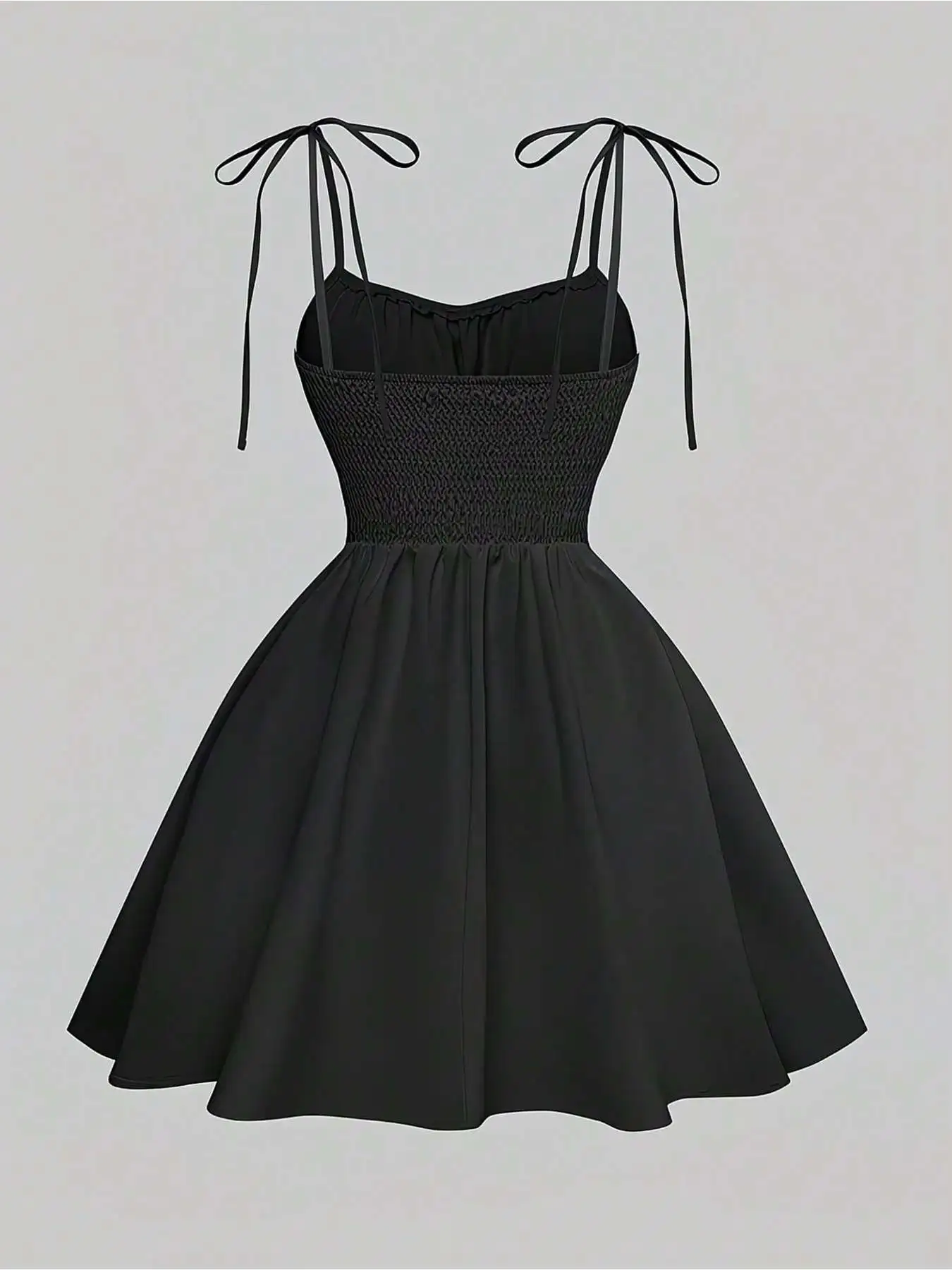 Children's Mid-Length Skirt Casual Elegant Suspender Dress Tied Rope Waist Chest Wrapped Fashionable Kids' Clothing