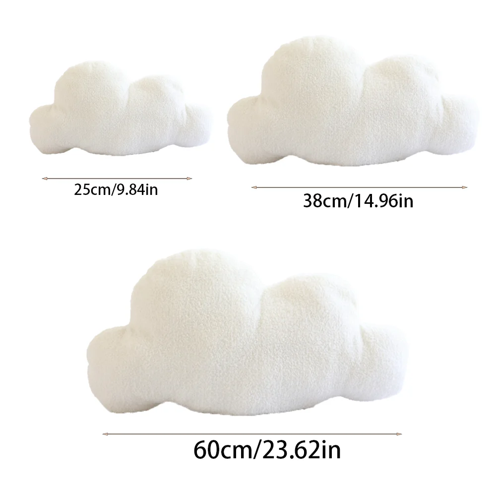 Super Soft Cute White Cloud and Dark Cloud Plush Toys Bedding Sofa Cute Home Throw Pillow Stuffed Plush Toys Gifts Home Decor