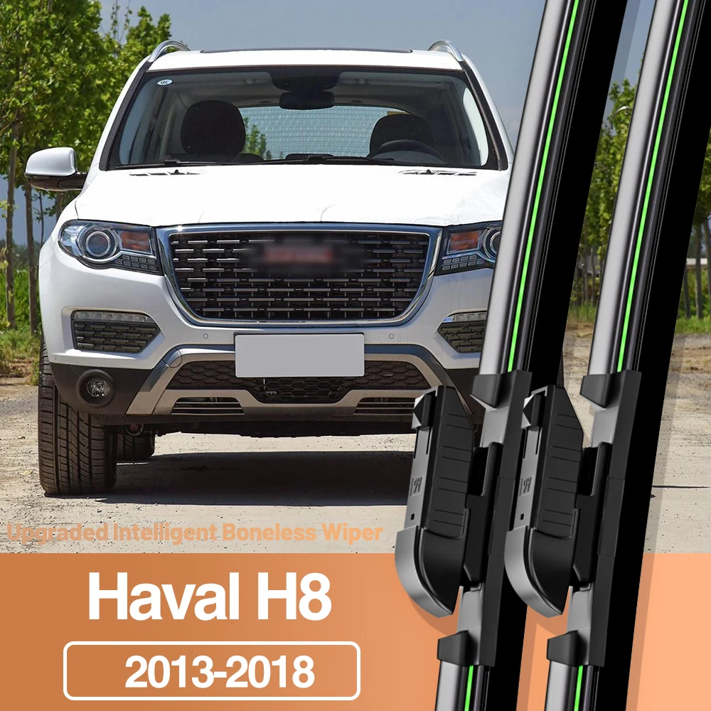 

2pcs For Great Wall Haval H8 2013-2018 Front Windshield Wiper Blades Windscreen Window Accessories 2014 2015 2016 2017