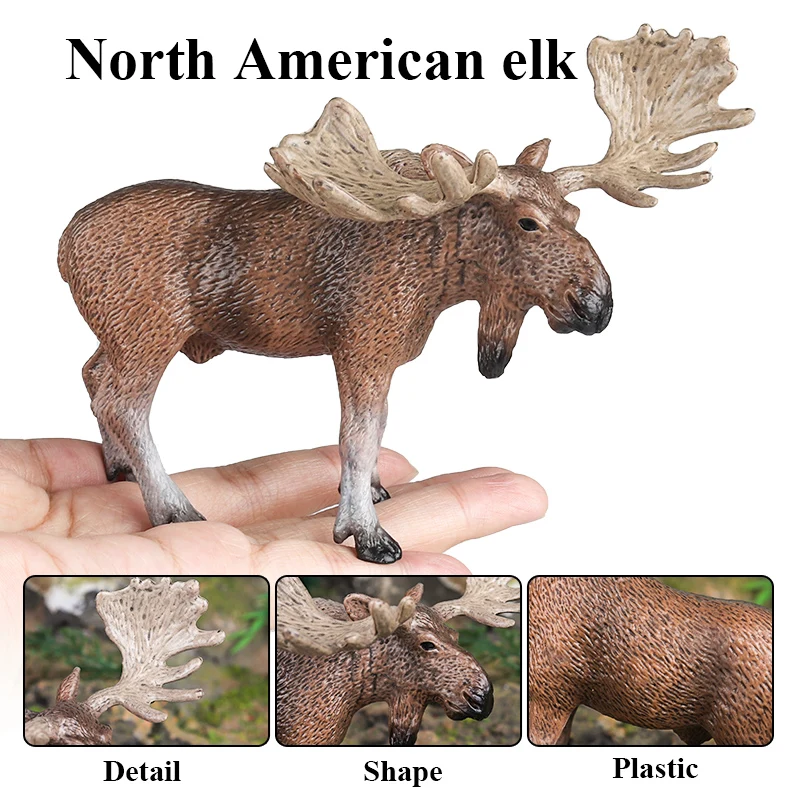 Lot de 6 figurines d'animaux de la forêt, figurines d'animaux de la forêt, figurines d'animaux de la forêt, figurines d'animaux de la forêt, figurines d'animaux de la forêt, jouets pour gâteaux
