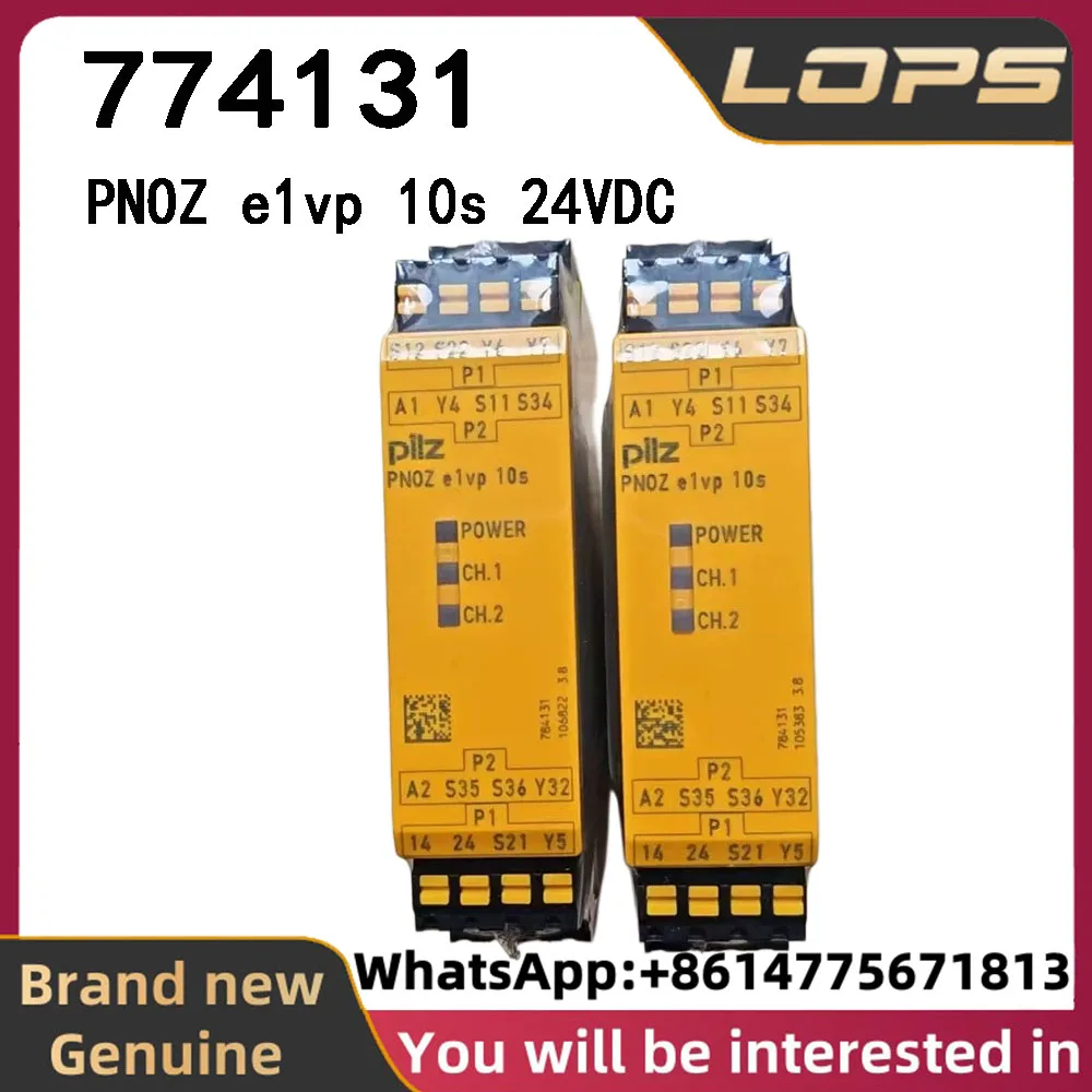 PNOZ e1vp 10s 24VDC Pilz 774131 safety relay, brand new original genuine, large quantity in stock, welcome to inquire