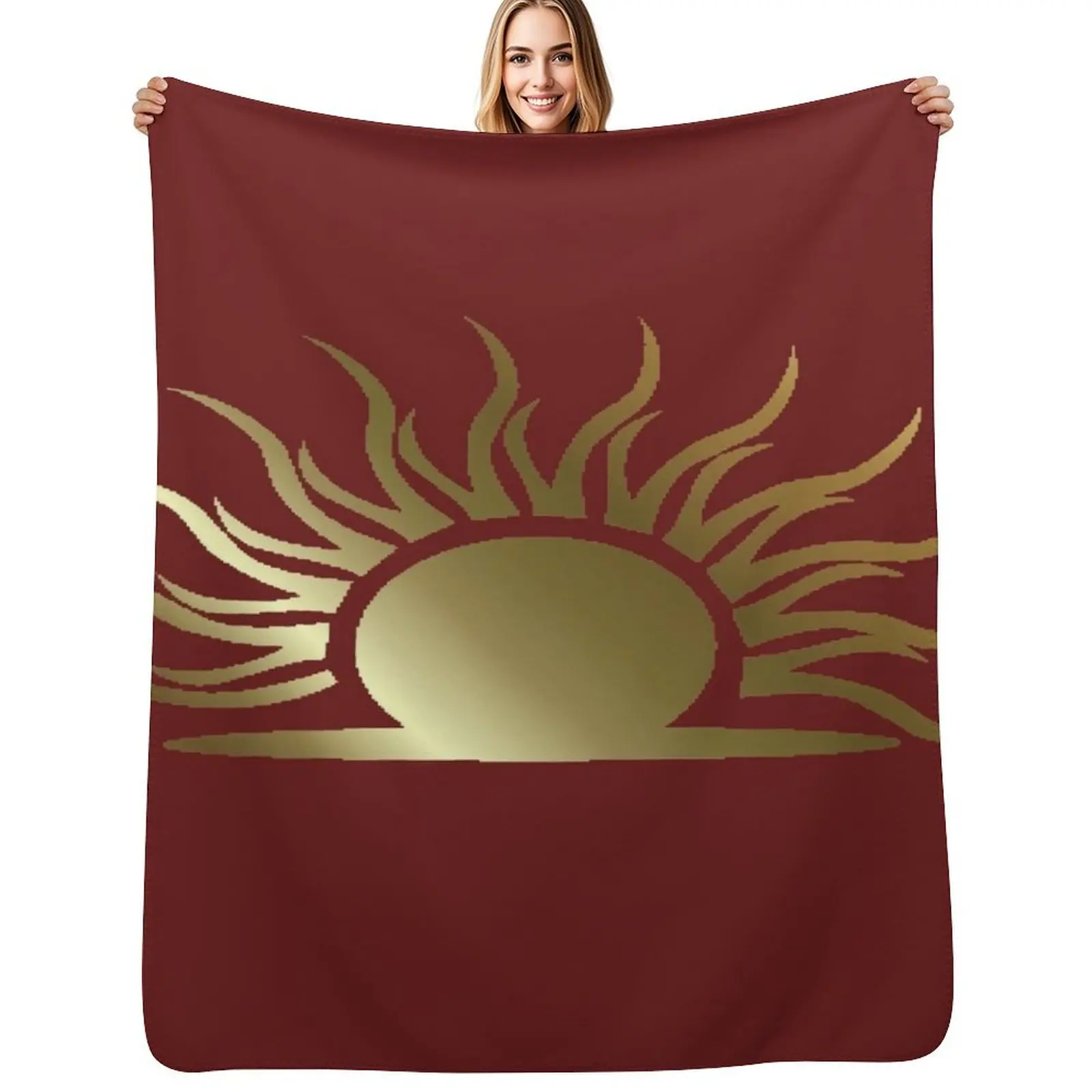 

Mythic Dawn Throw Blanket Luxury St warm for winter Beach Blankets For Bed Blankets