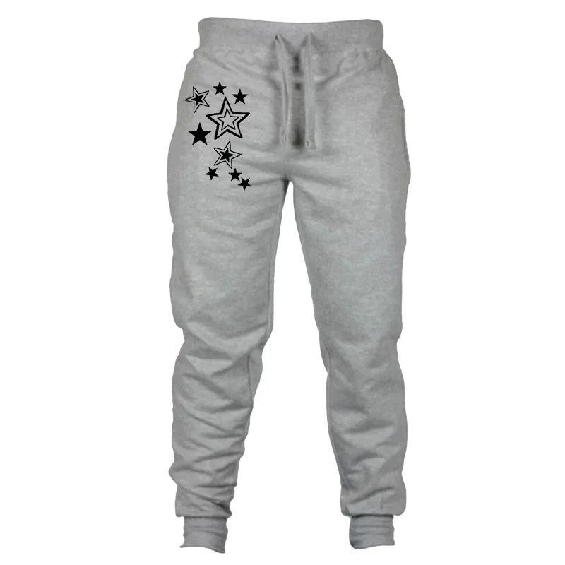 

Spring Autumn Women's Baggy Pants Sweatpants Jogger Fashion Ladies Joggings Casual Printed Stars Full Length Sports Pants