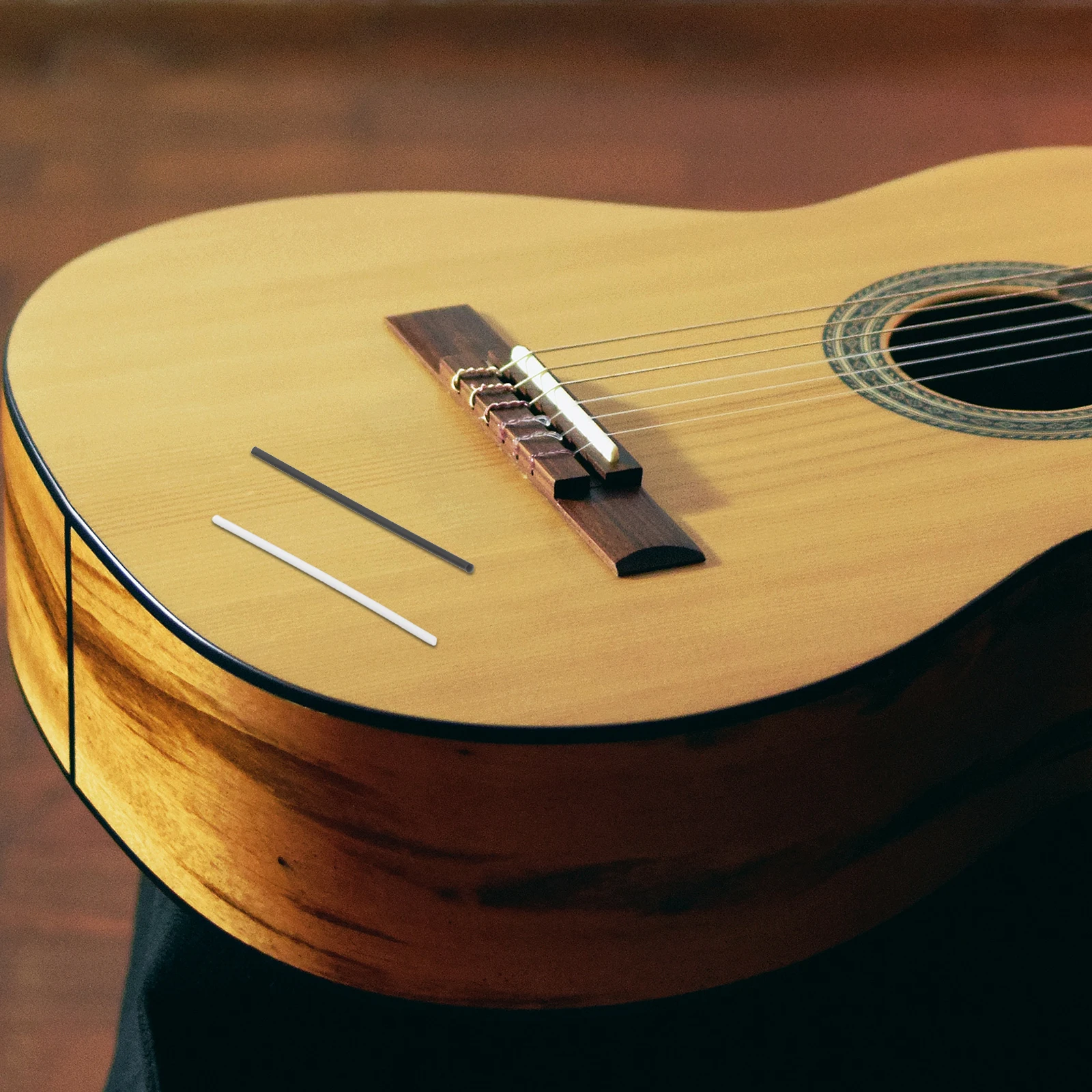 

40pcs Guitar Fingerboard Side Dot Markers 15Mm Universal Fit For Acoustic Electric Improved Playability Clearer Sound Dual Color