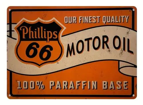 Motor Oil Vintage Neuheit Metallschild, Wandkunst