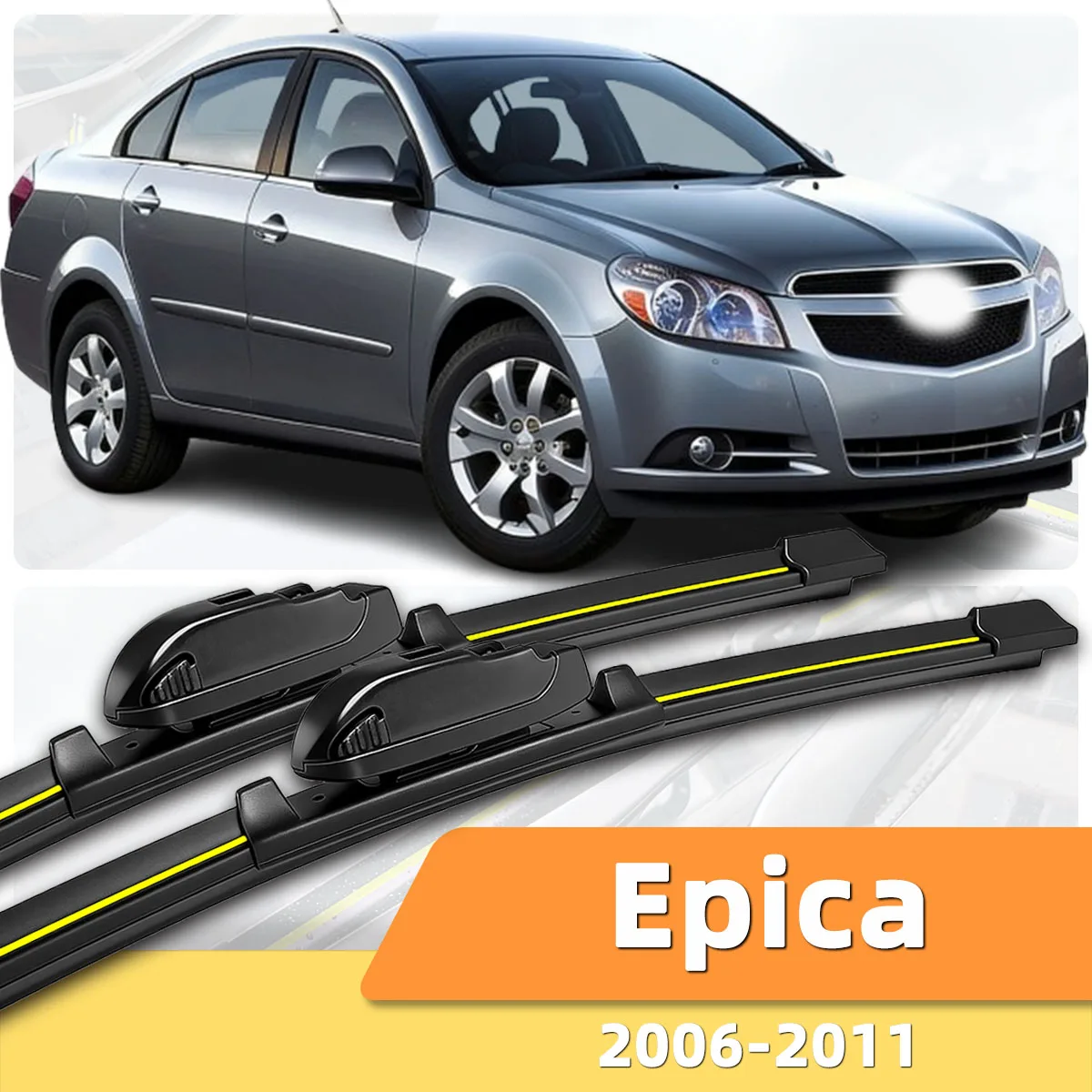 

2PCS Car Windshield Wipers Are Suitable For Chevrolet Epica(2006-2011)High-Definition Silent Stable And Durable Car Wiper Blades