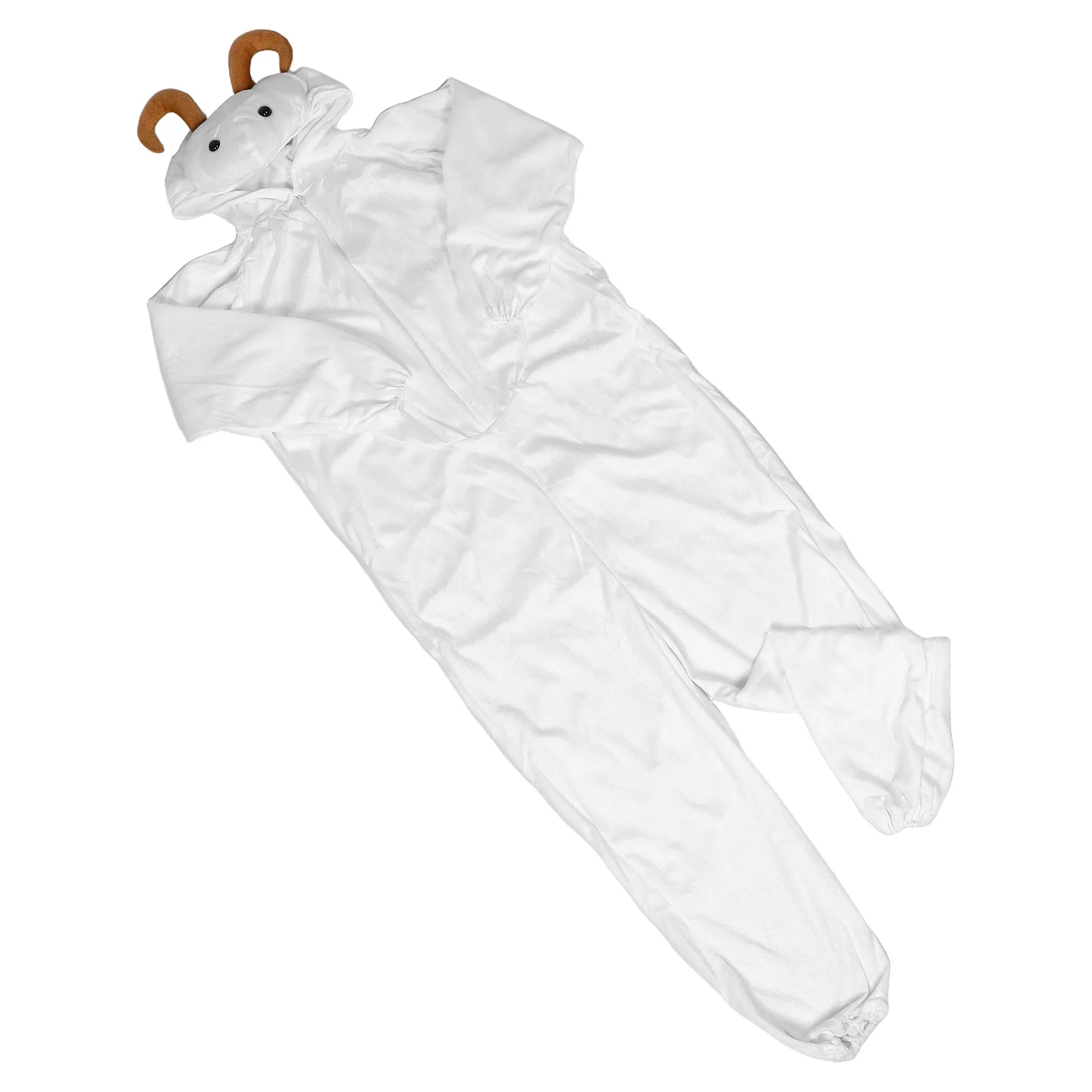 Kids Goat Stage Performance Costume Set 160cm Child Halloween Animal Cosplay Outfit for Festival Dress Up Accessories