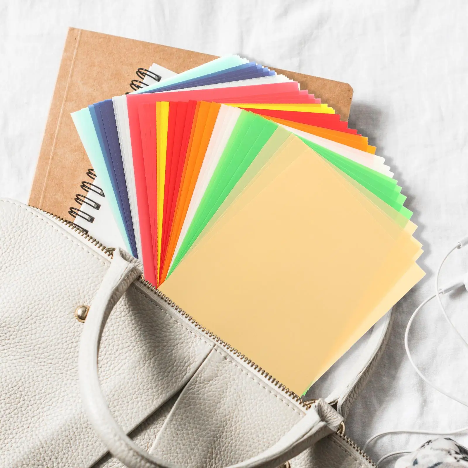 40PCS Drawing Paper Tracing Paper Calligraphy Copy Paper for DIY Engineering Drawing Design (Assorted Color)