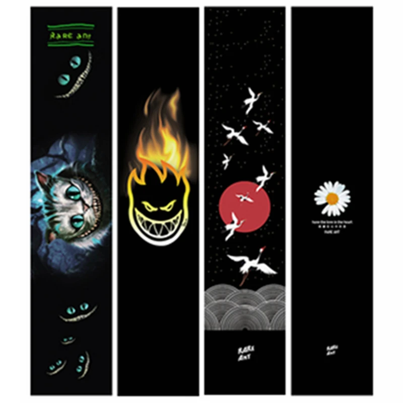 Free shipping long board skate board griptape sand paper 120*25 cm grip tape