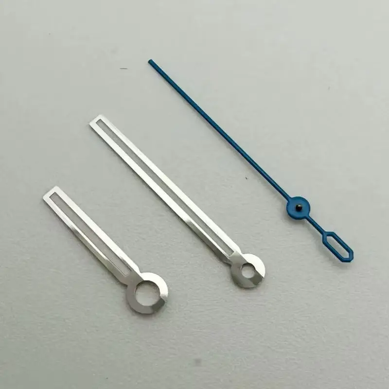 High Quality Modified New Green Luminous Silver/Blue 9.5mm*14mm*14mm Watch Hands Watch Accessories for NH35/NH36/4R/7S Movement