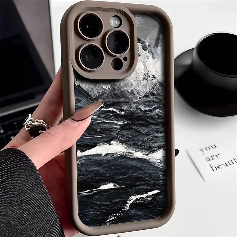 

Sea Scenery Mobile Case is suitable for iPhone 16 15 14 13 12 11 Pro/ Max/Plus shock-proof rear cover anti-fall