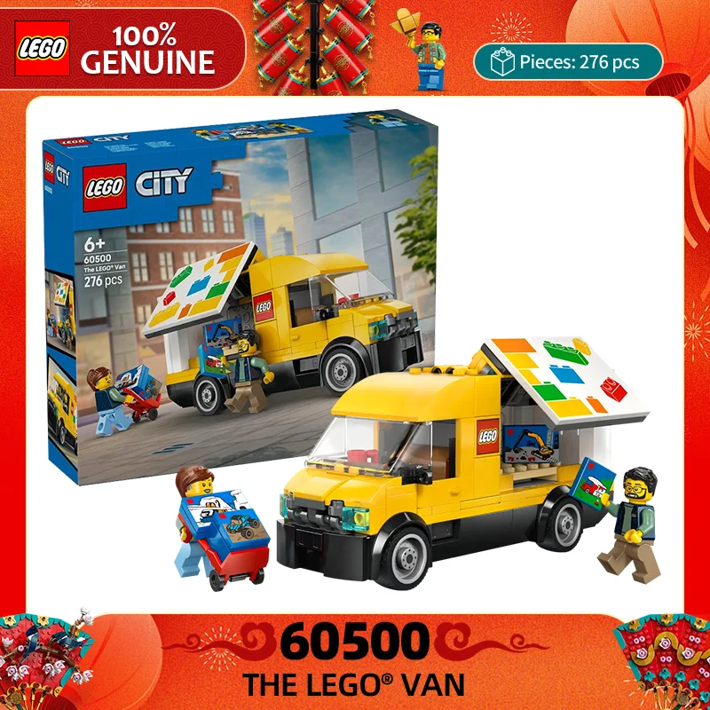 Lego City Serie 60500 Lego ®   Furgoneta de transporte, niños y niñas, juguetes de bloques de construcción para niños, regalos