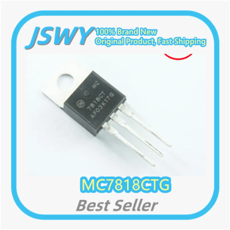 

(5/50 шт.) MC7818CTG 7818CTG TO-220 Трехконтактный стабилитрон, совершенно новый оригинал