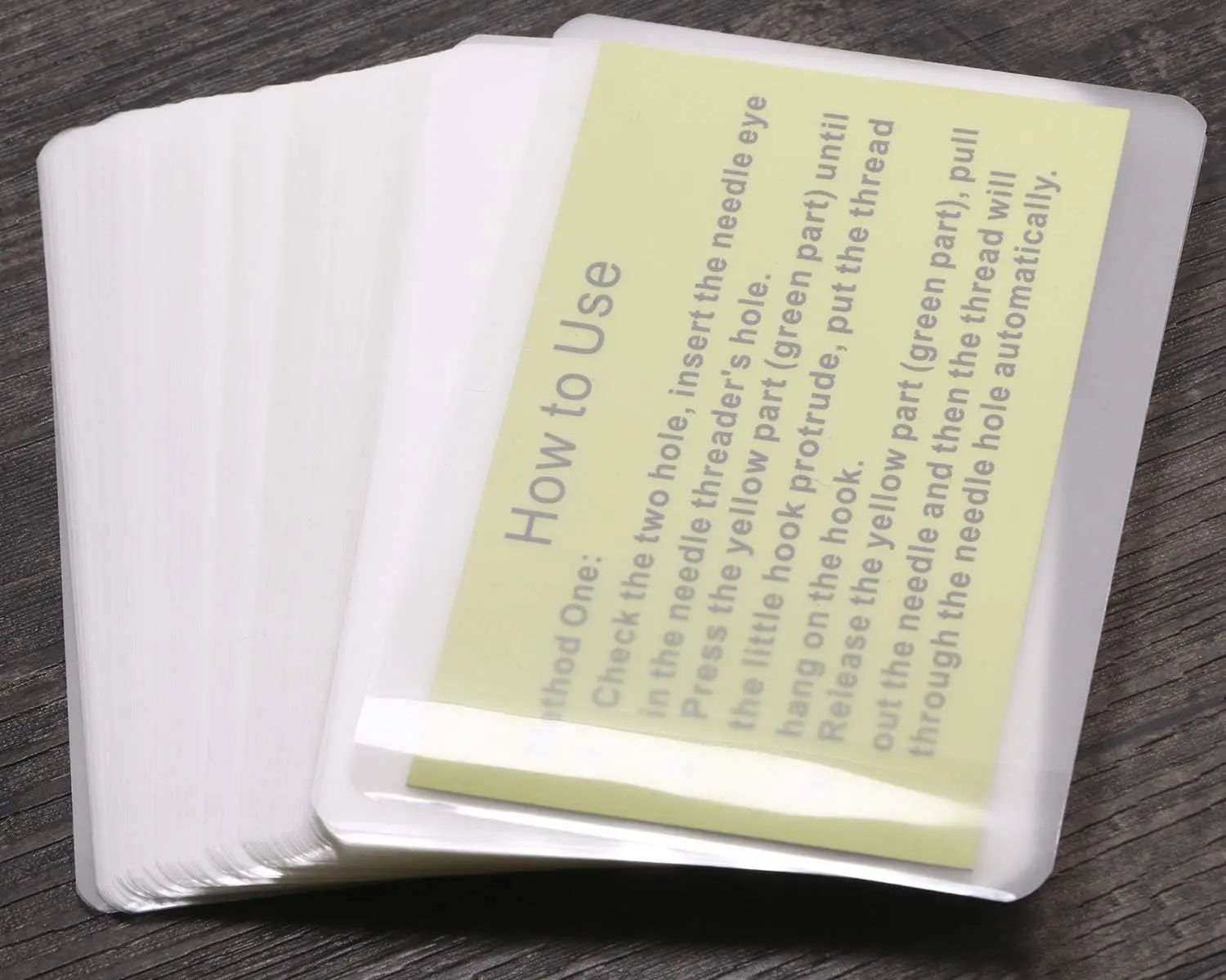 

100Pcs Thermal Laminating Pouches 2.5x3.7in Clear Film for Photos Cards Documents Office