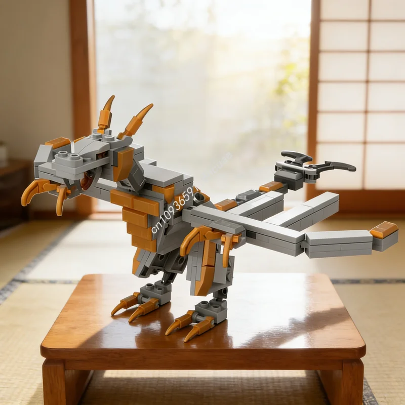 

Набор конструктора MOC Creator 3 в 1: Механический Дракон, 181 деталь, развивающая игрушка, идея для подарка на Рождество, DIY, обучающий конструктор