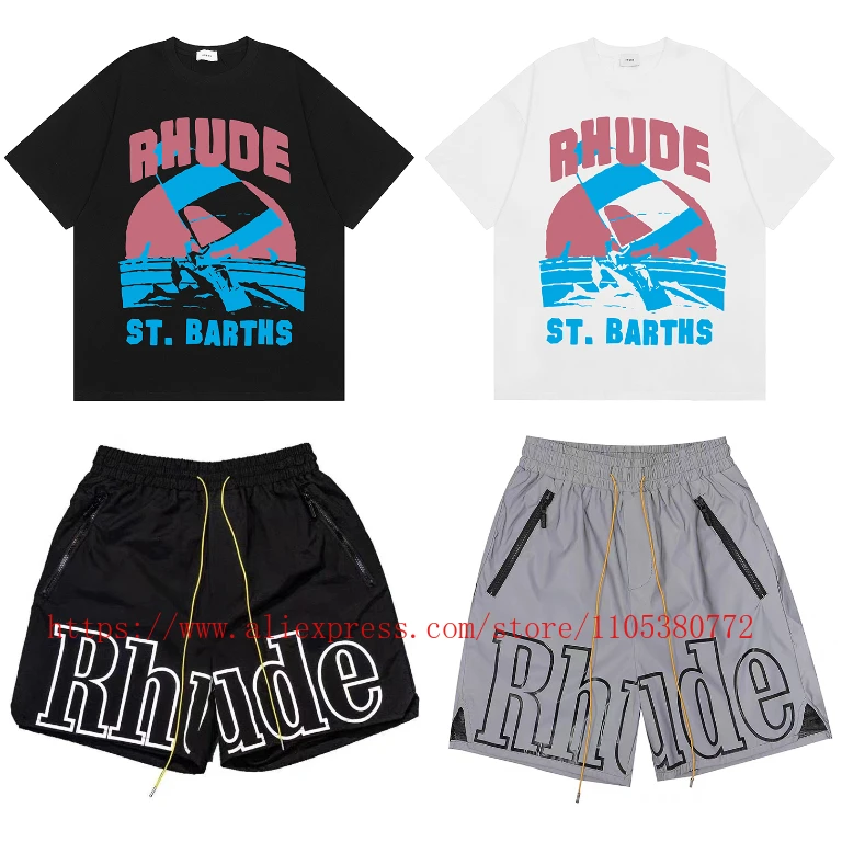 

Мужские повседневные шорты RHUDE с принтом, свободные, для баскетбола, уличные, пляжные, с карманами, широкий выбор моделей, быстрая доставка