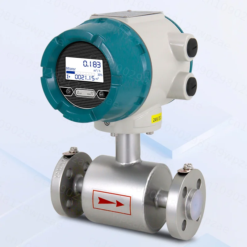 DN4 DN6 DN8 DN10 Flow Meter for Fluid Small Pipe Electromagnetic Flow Meter for Water Chemical Wastewater Treatment