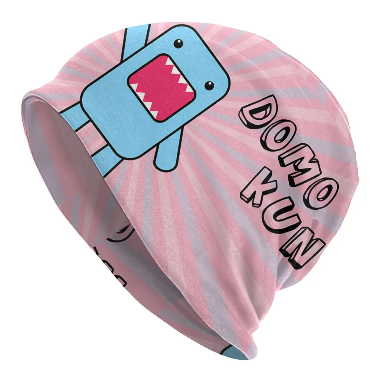 Domo Kun Cartoon Skullies Beanies Fashion Hats Humor Thin Bonnet Special Caps Men Women's Earmuffs