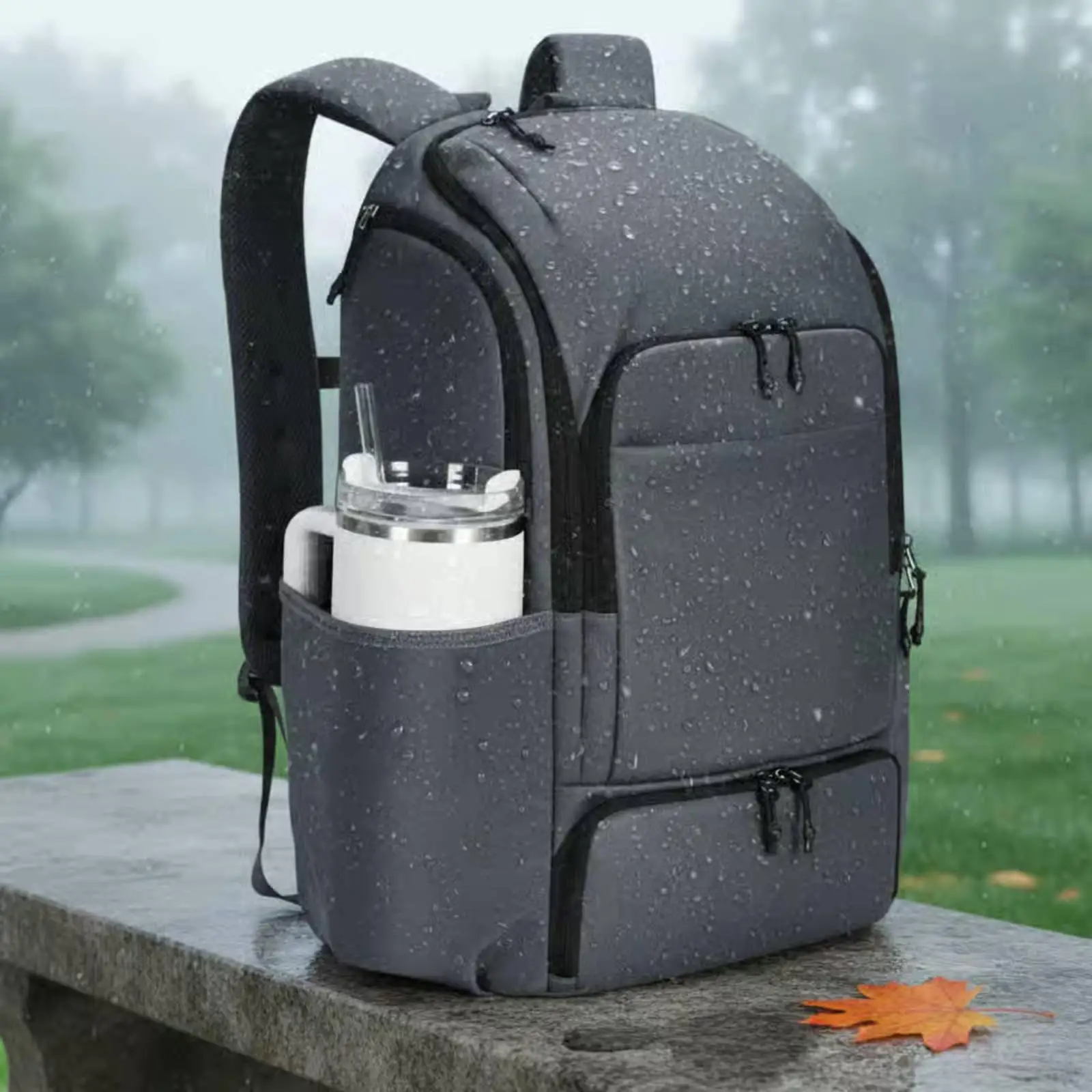 Multifunctional Tennis Sports Carrier Eye Catching Sports Tote with Fence Hooks for Gym Outdoor Adventures