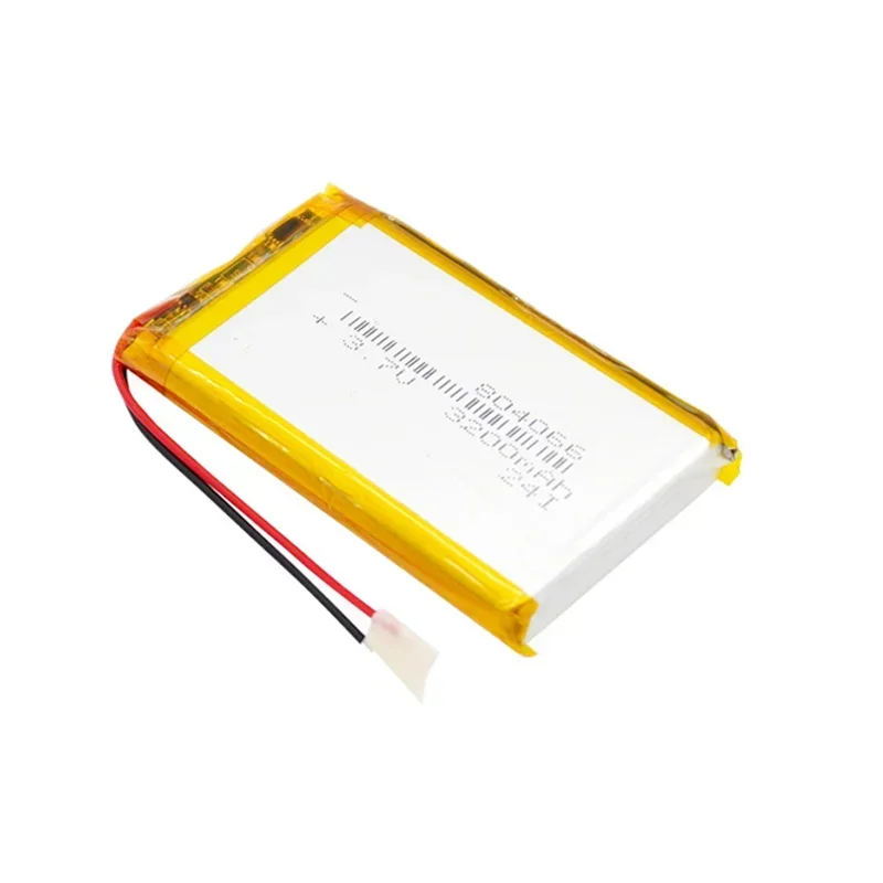 8 قطعة 3.7 فولت 804066 3200 مللي أمبير بطارية ليثيوم بوليمر قابلة للشحن لإمدادات الطاقة المتنقلة الصغيرة المتكلم ضوء الشمس اسلكية تخاطب #2