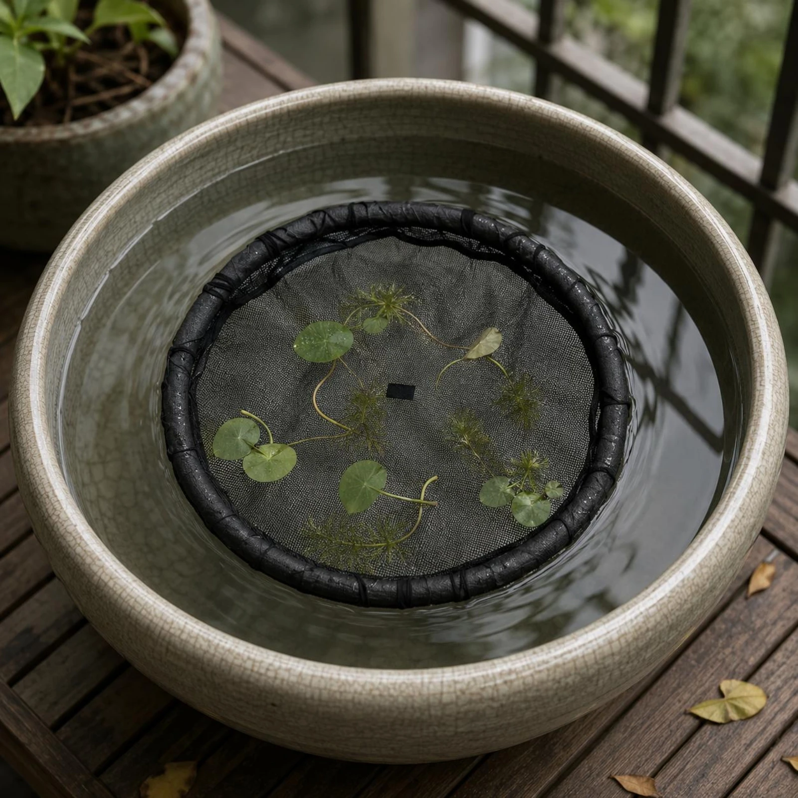Floating Plant Net Circular Plant Protection Net Aquatic Accessory Polyester Garden Supply Lightweight