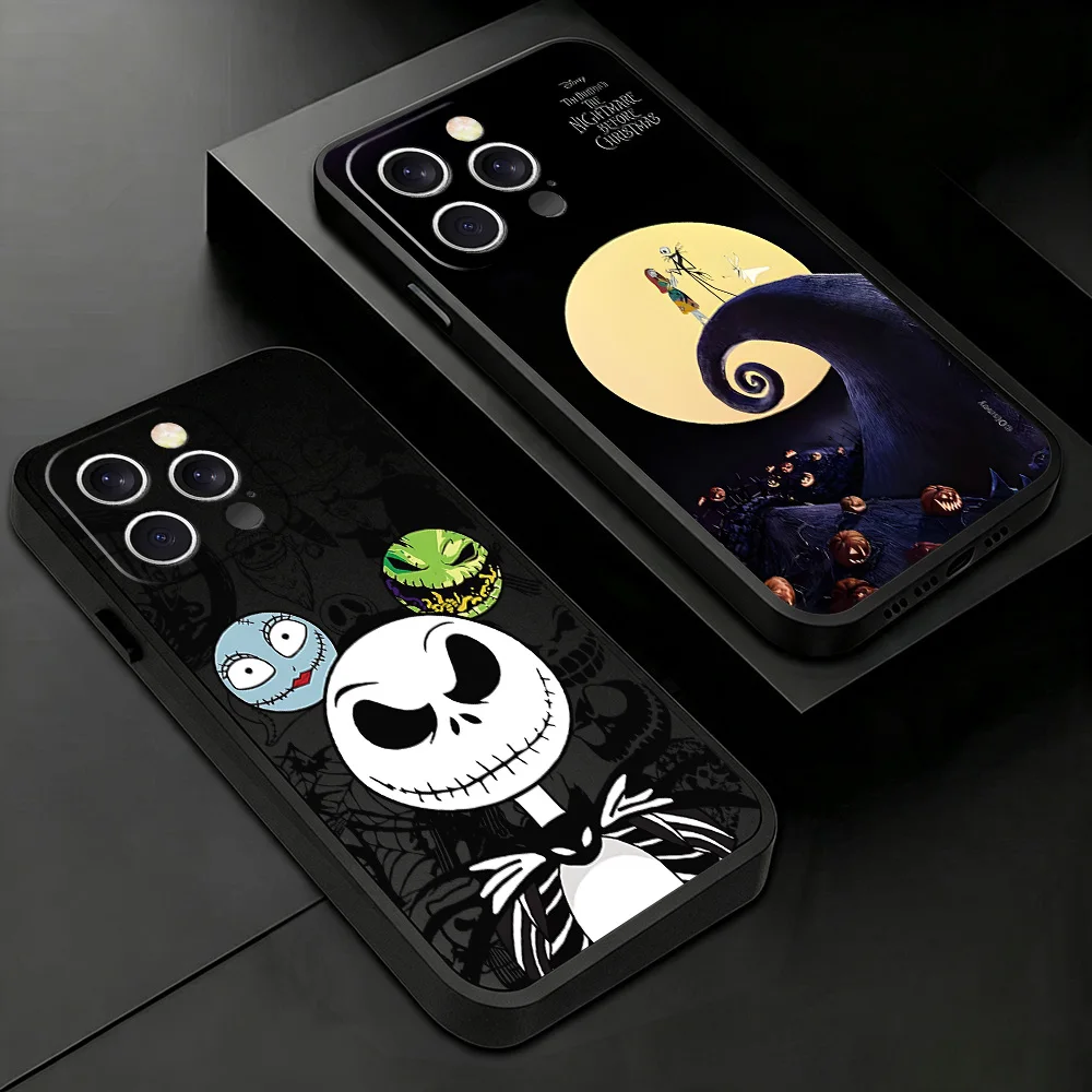HOT Phone Case For Samsung Galaxy A27 A17 A37 A57 F06 M16 A26 A06 A56 A36 A06 A54 A34 4G 5G The Nightmare before Christmas