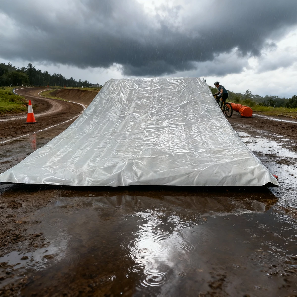 공장 맞춤형 BMX FMX 랜딩 에어백 프리스타일 점프 산악 자전거 스쿠터 에어백 인플레이터블 랜딩 바운서 스턴트 에어백