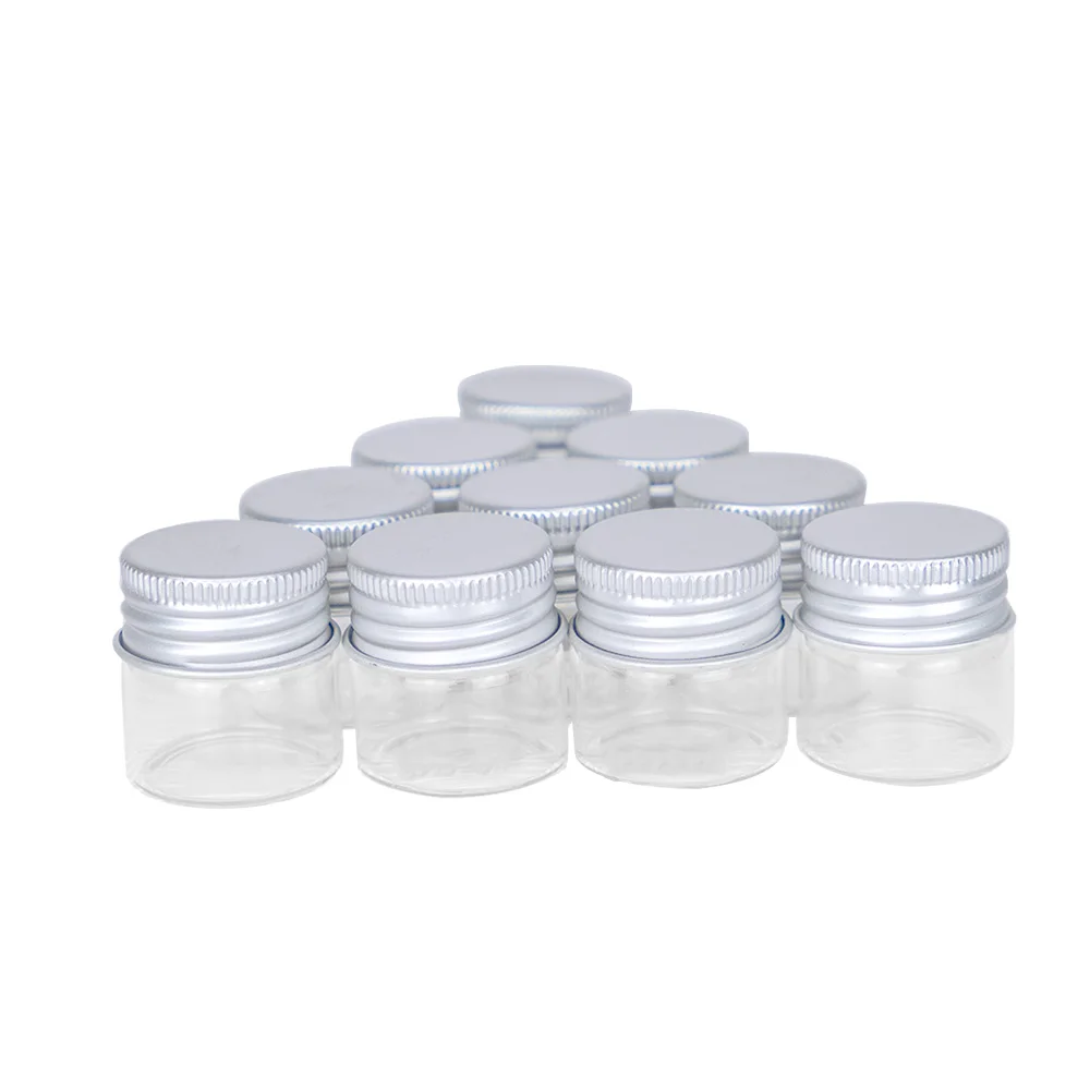 12 pcs/lot 30*30mm 10ml Small Glass Bottle Storage Jar Tiny Glass Jars Vials Mini Containers DECORATIVE Bottles DIY Test Tube