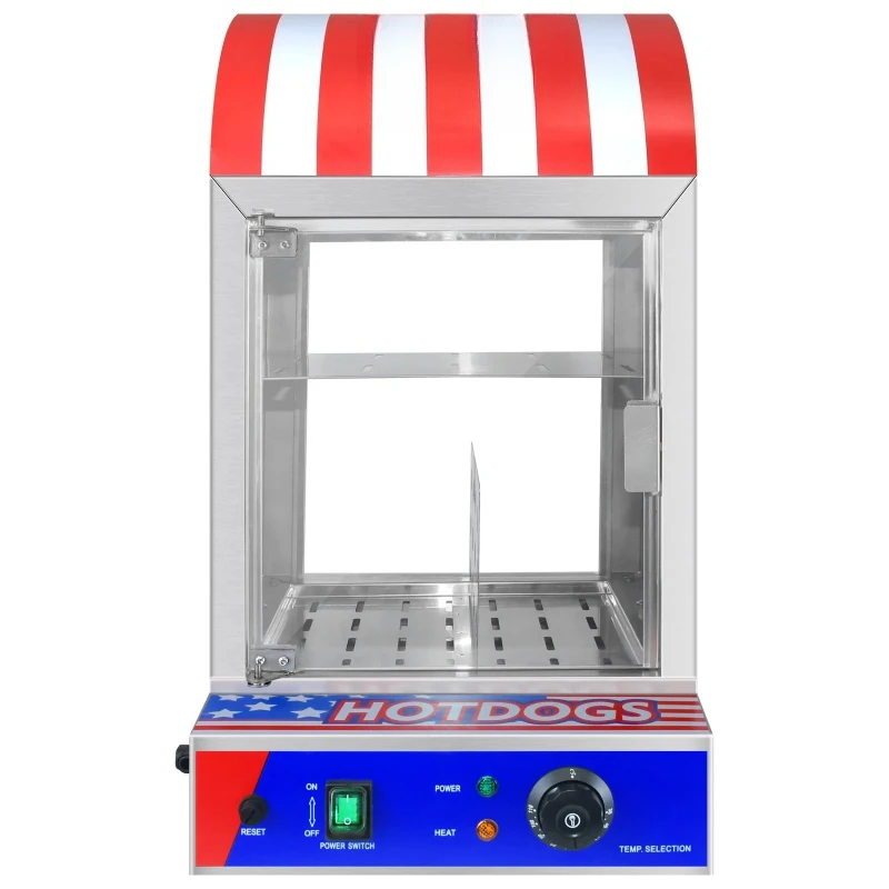 Commercial Automatic Hot Dog Bread Warmer Restaurant Hotel Food Store High Efficiency Food Processor - New Status Snack Machine