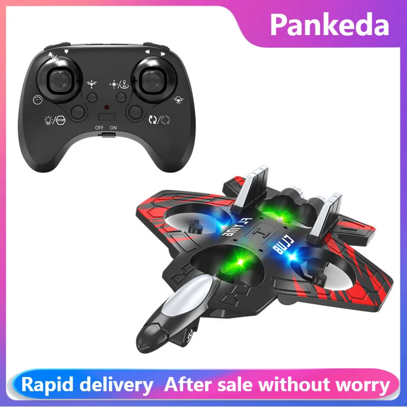 

Радиоуправляемый истребитель CZ01 с подсветкой, детский летающий вертолет, радиоуправляемый самолет-истребитель 2.4G, трюковой пенопластовый самолет, подарок-игрушка для мальчиков