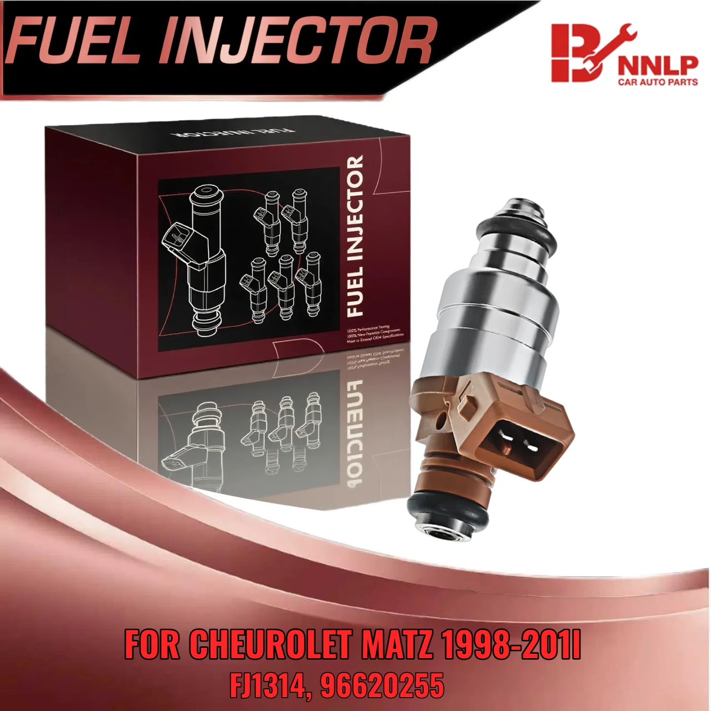 

For Chevrolet Matiz 2011 2015 For Pontiac Matiz 2004 2010 1pc Fuel Injector FJ1314 96620255 L4 1.0L Engine